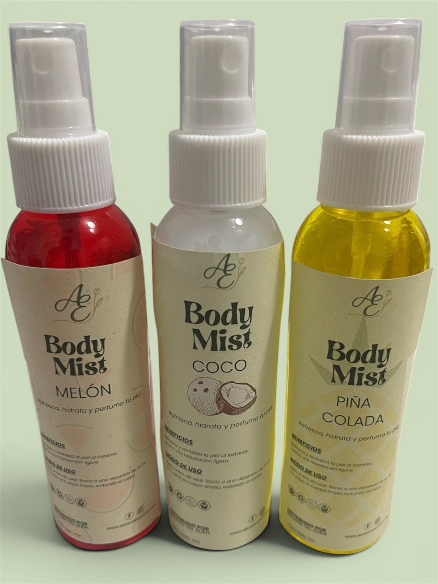 Trío Tropical Body Mist (Melón • Coco • Piña Colada)