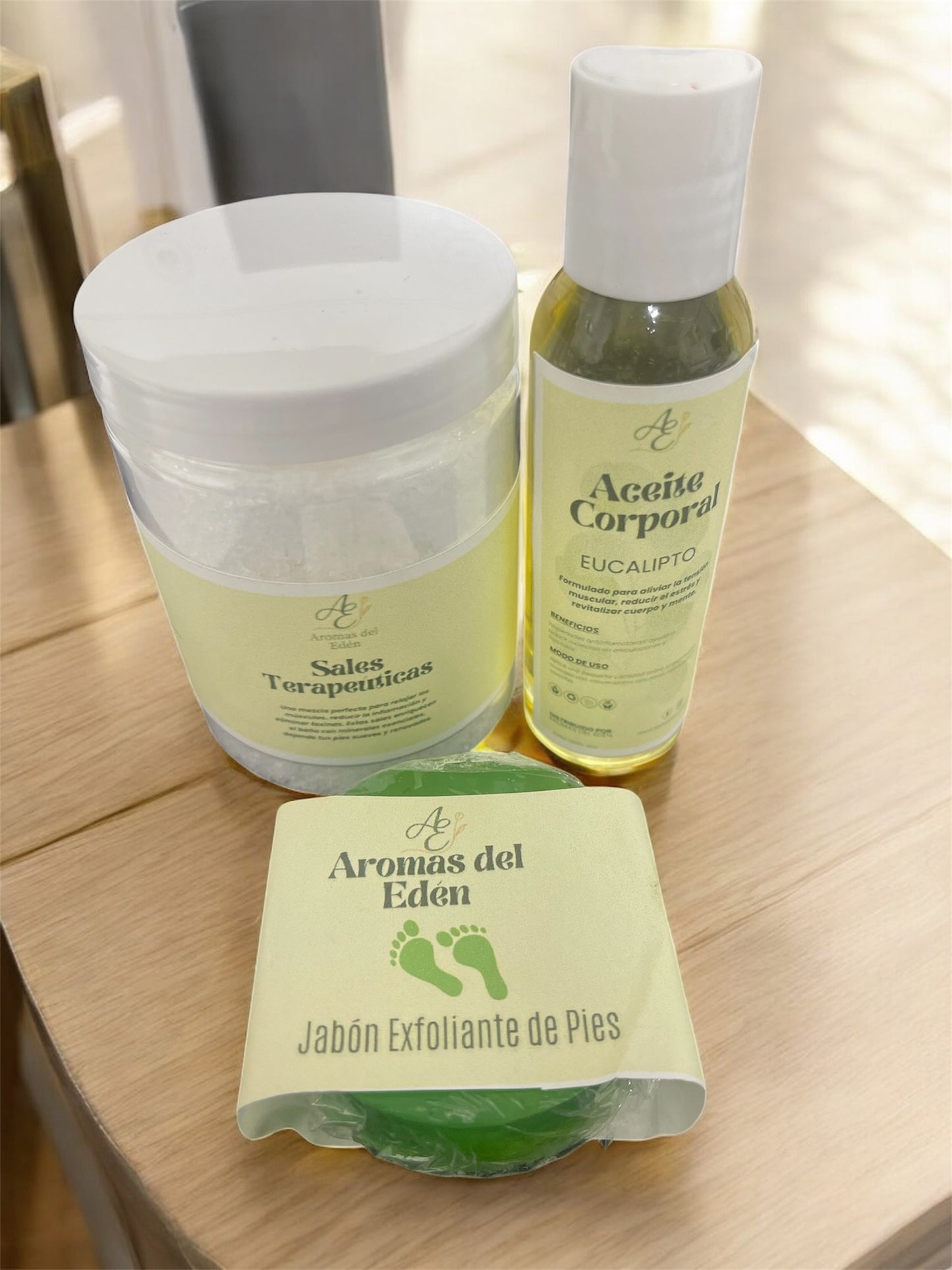 Trío para Pies Refrescante & Desinflamante – Menta, Eucalipto & Romero