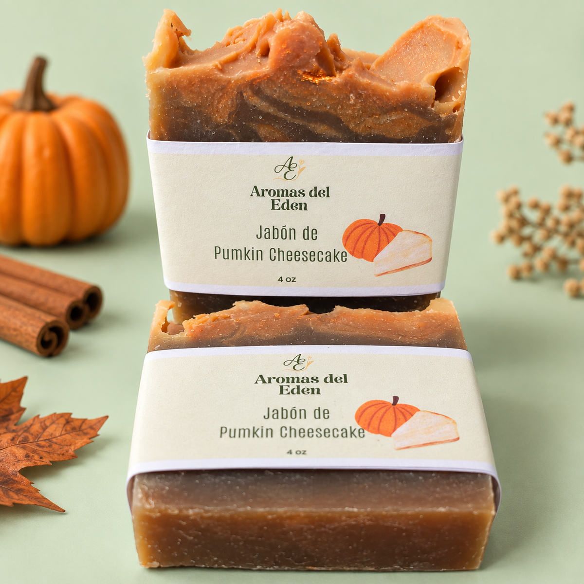 Pumpkin Cheesecake — Jabón Artesanal de Calabaza