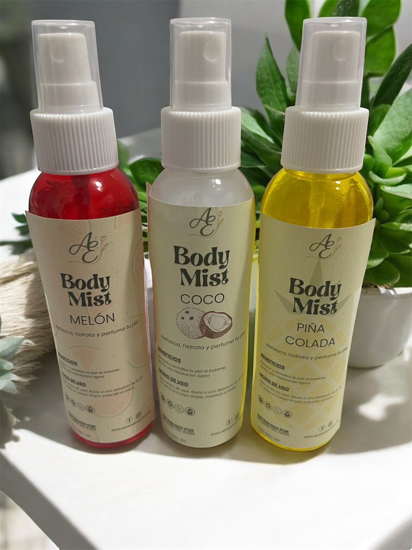 Trío Tropical Body Mist (Melón • Coco • Piña Colada)