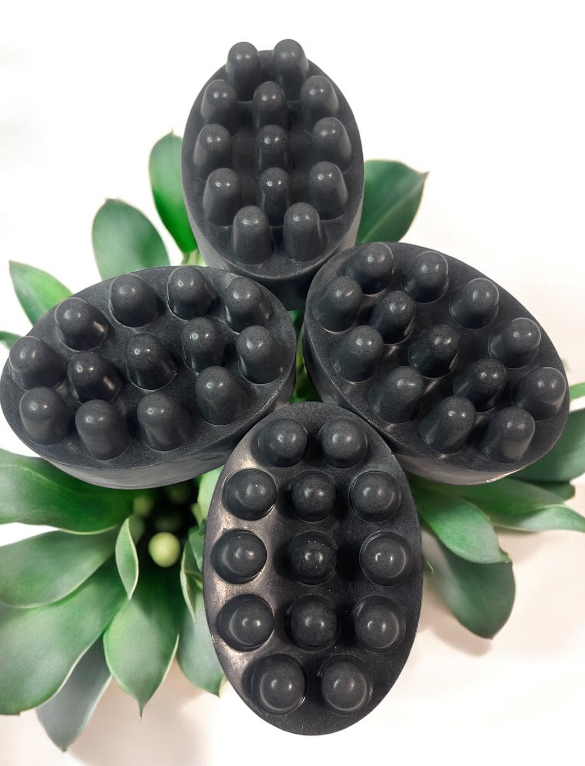 Jabón Masajeador Detox – Carbón Activado, Lavanda & Melaleuca 🖤🌿