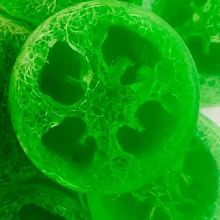Jabón Exfoliante para Pies de Menta y Lufa