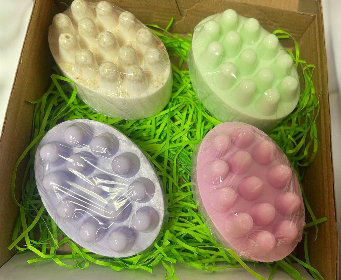 Bundle de 4 jabones masajeadores para mamá