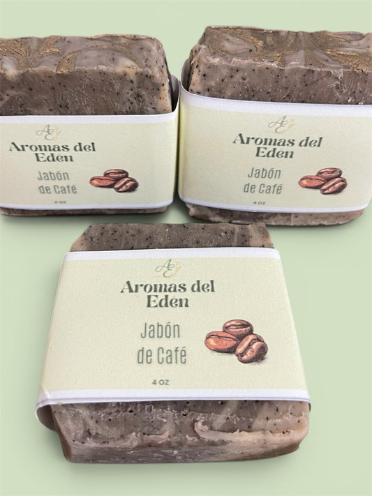Jabón Artesanal Exfoliante de café