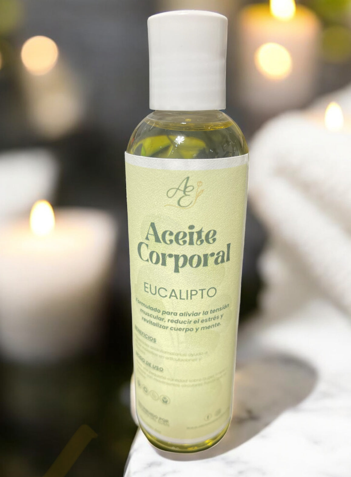 Aceite de Eucalipto para Masaje Corporal (Dolores Musculares)