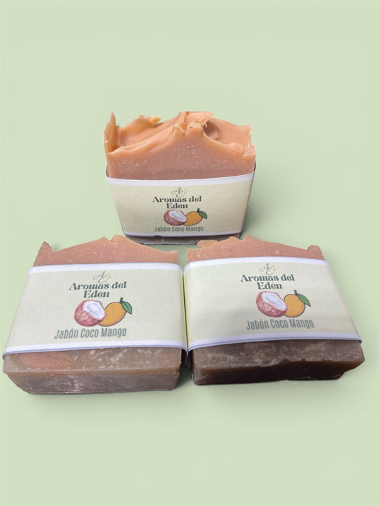 Jabón Artesanal Coco Mango