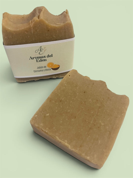 Jabón Artesanal Cúrcuma y China dulce