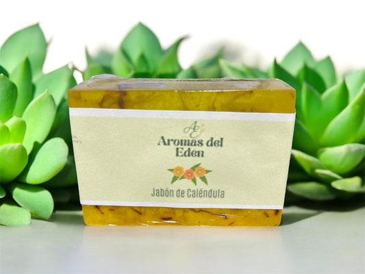 Jabón Artesanal de Caléndula - Para Pieles Sensibles