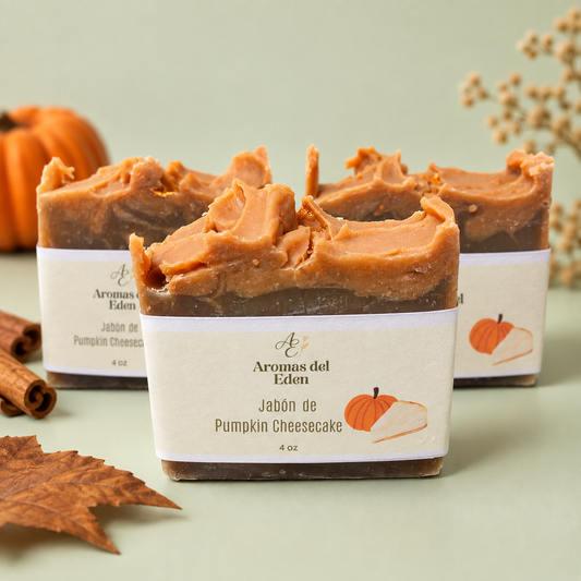 Pumpkin Cheesecake — Jabón Artesanal de Calabaza