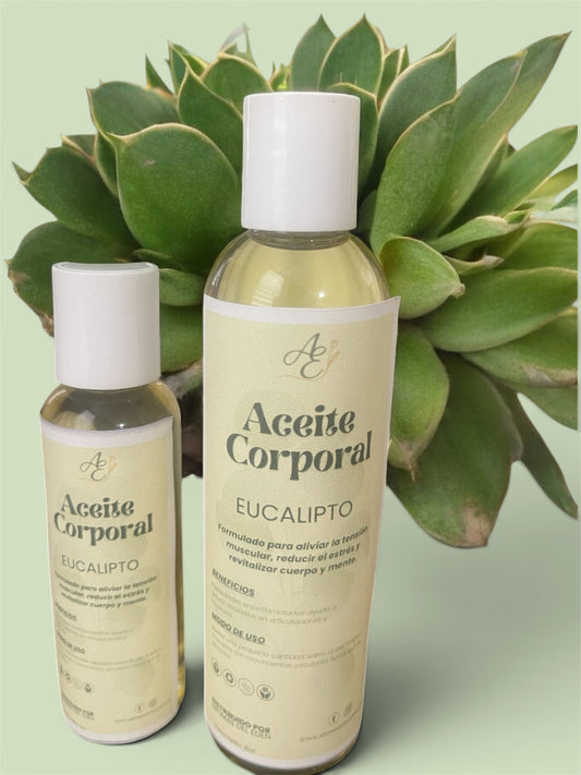 Aceite de Eucalipto para Masaje Corporal (Dolores Musculares)