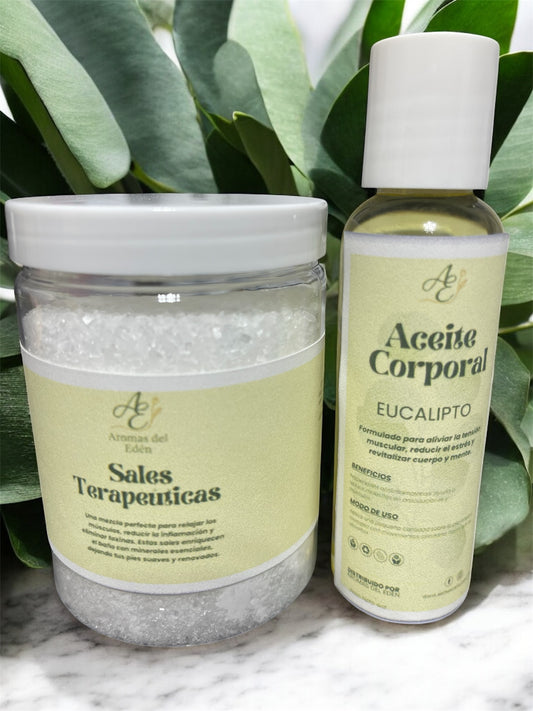 Kit para Pies Cansados y Adoloridos de Menta y Eucalipto