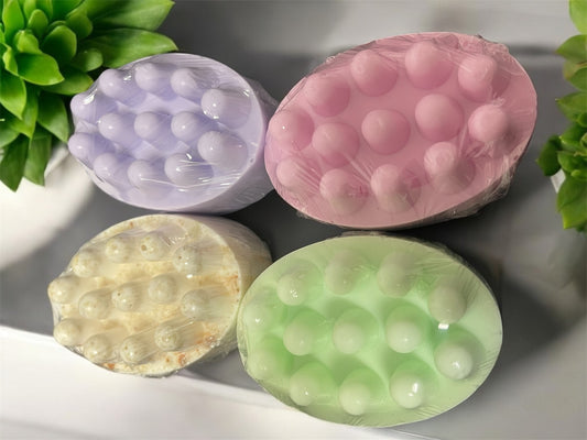 Bundle de 4 jabones masajeadores para mamá