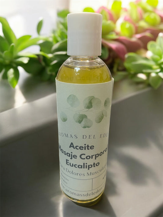 Aceite de Eucalipto para Masaje Corporal (Dolores Musculares)