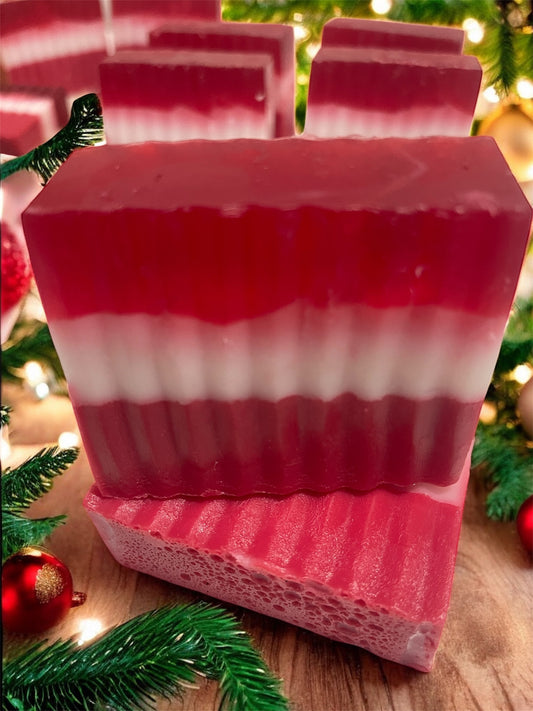 Jabón artesanal Candy Cane