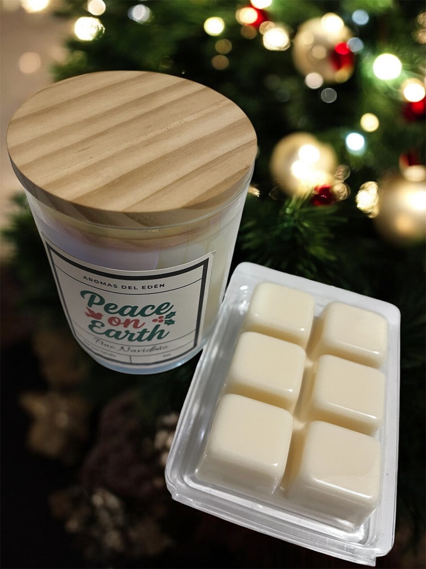 Combo de Vela y Wax Melt Artesanal