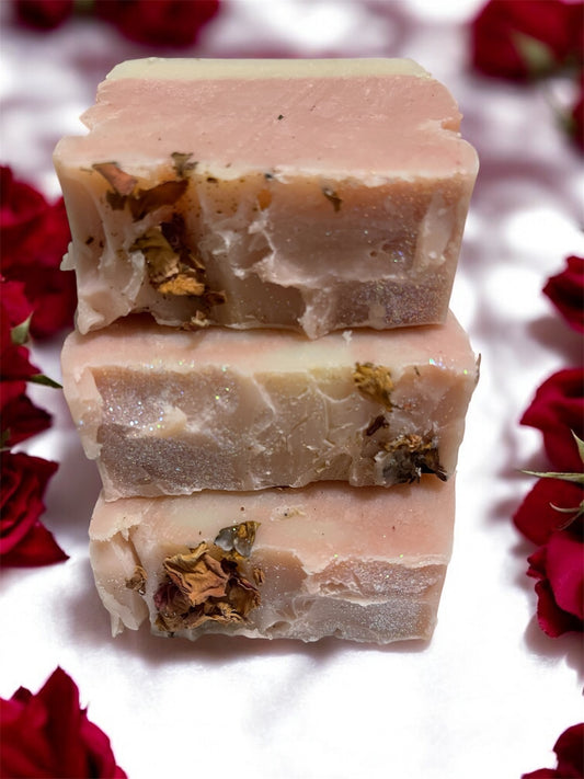 Jabón artesanal de Rosas