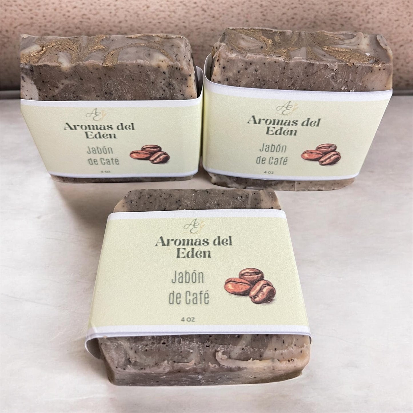 Jabón Artesanal Exfoliante de café