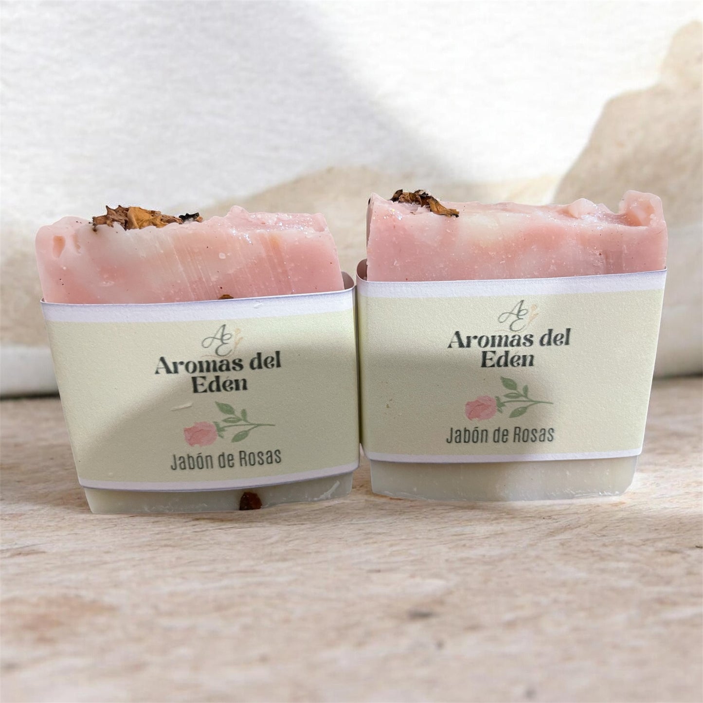 Jabón artesanal de Rosas