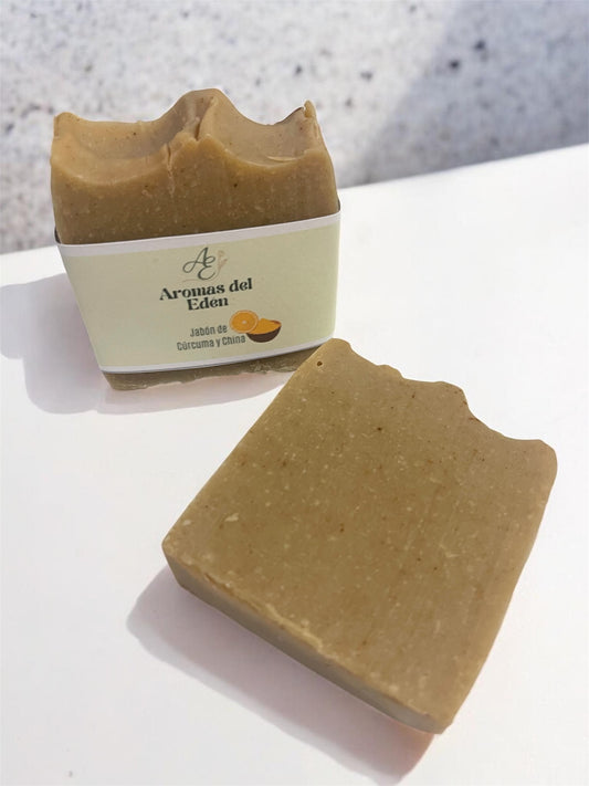 Jabón Artesanal Cúrcuma y China dulce